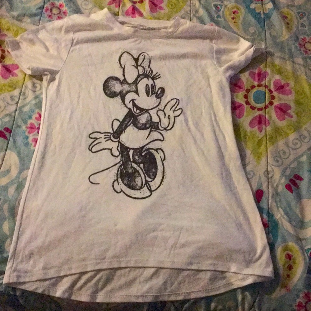 Minnie Mouse white shirt
